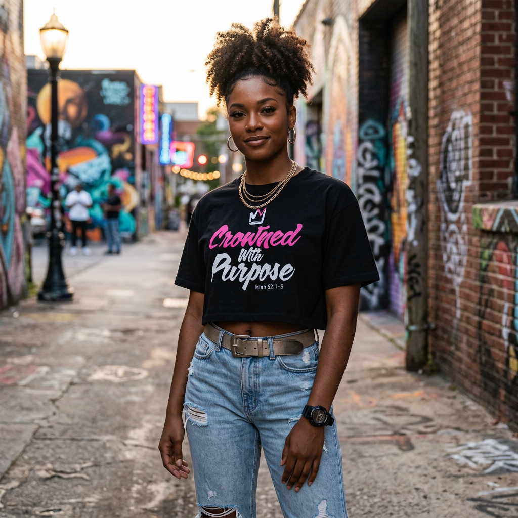Women's Cropped PURPOSE Tee