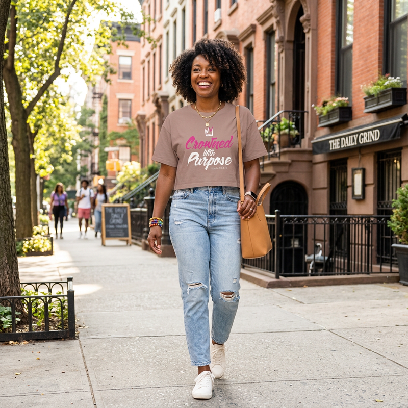 Women's Cropped PURPOSE Tee